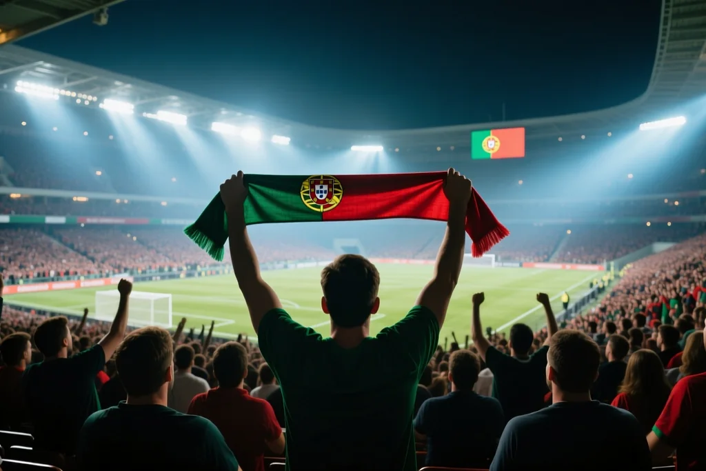 Mercado de apostas em Portugal: adeptos num estádio português